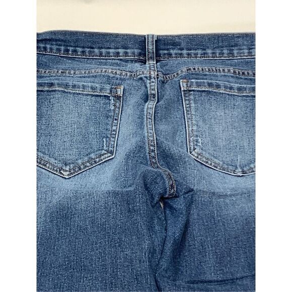 Old Navy Women's Zip Fly Denim Five Pocket The Boyfriend Jeans Blue Size 10 - Picture 5 of 7